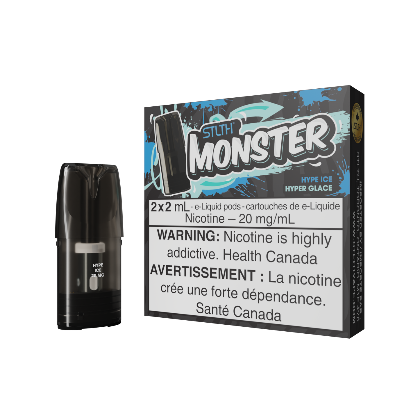 STLTH MONSTER POD PACK HYPE ICE (FEDERAL)