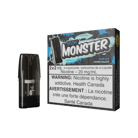 STLTH MONSTER POD PACK HYPE ICE (FEDERAL)