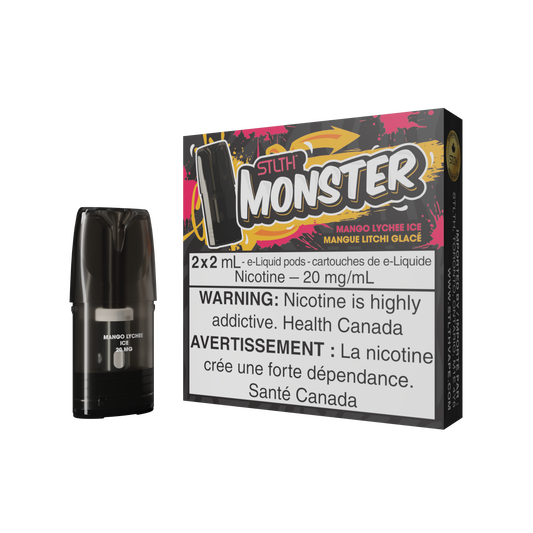 STLTH MONSTER POD PACK MANGO LYCHEE ICE (FEDERAL)