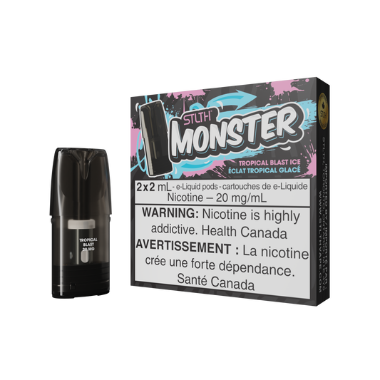 STLTH MONSTER POD PACK TROPICAL BLAST ICE (FEDERAL)