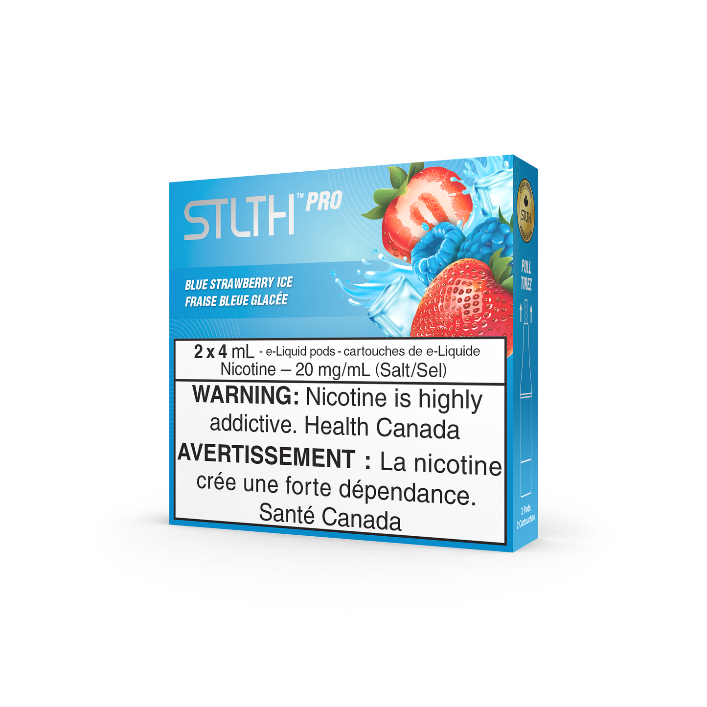 BLUE STRAWBERRY ICE - STLTH PRO POD PACK (ONTARIO)