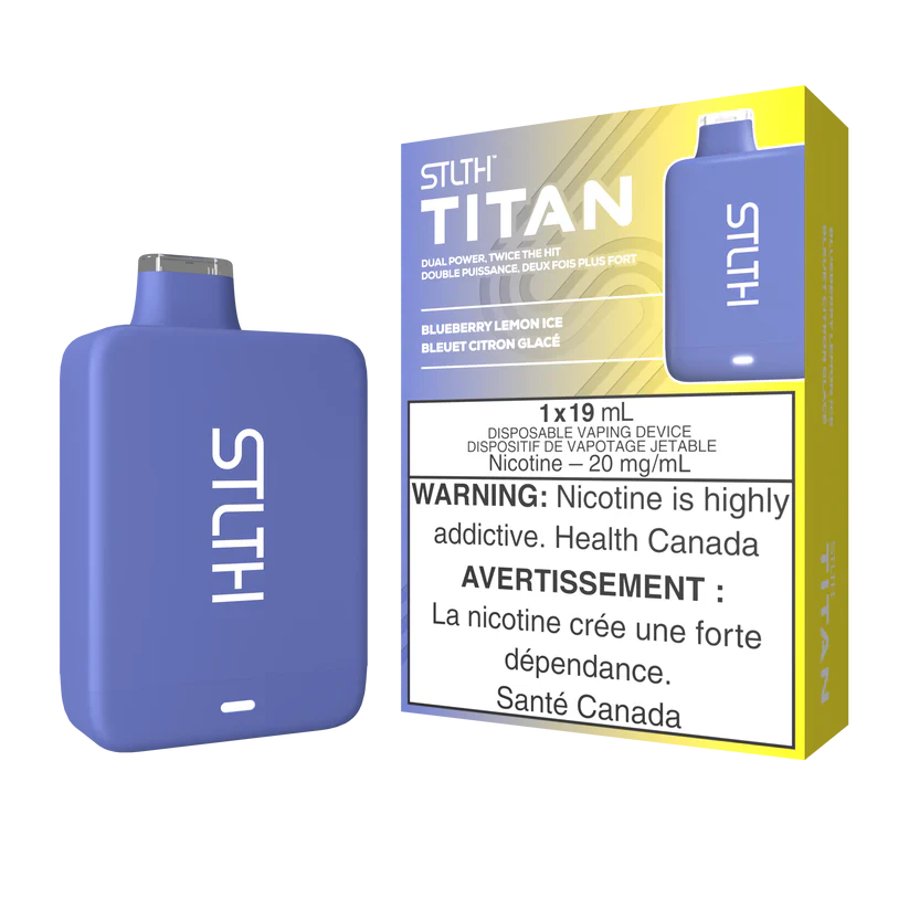 STLTH TITAN DISPOSABLE - BLUEBERRY LEMON ICE (FEDERAL)