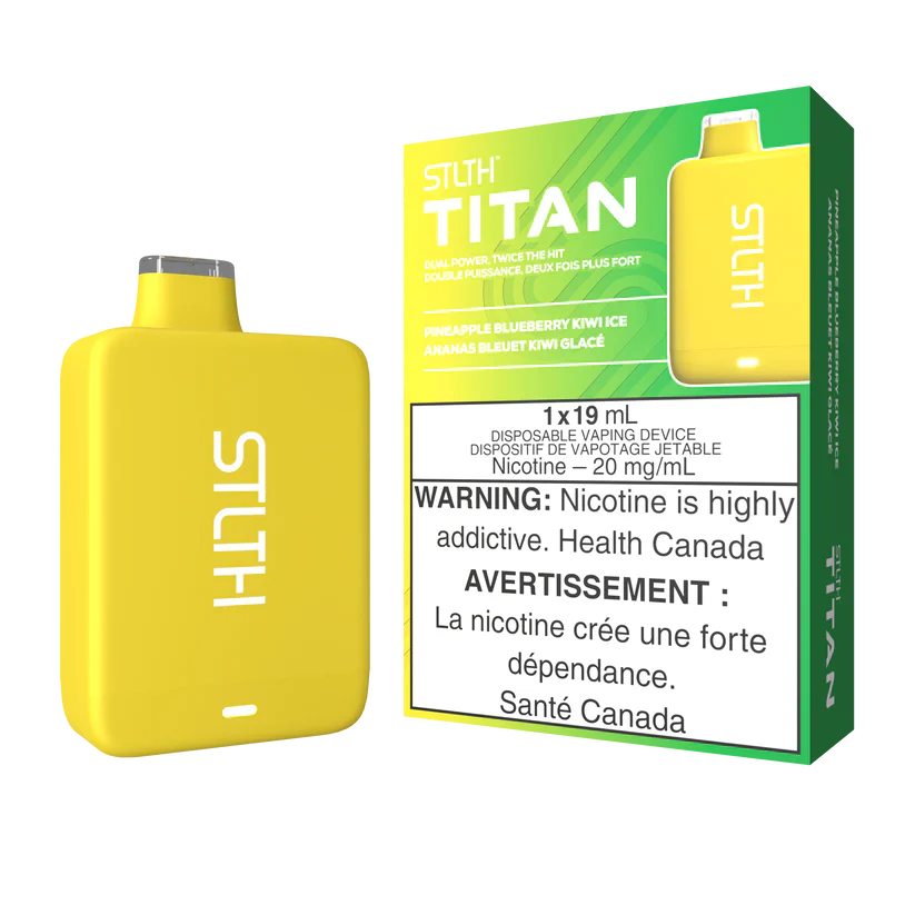 STLTH TITAN DISPOSABLE - PINEAPPLE BLUEBERRY KIWI ICE (FEDERAL)