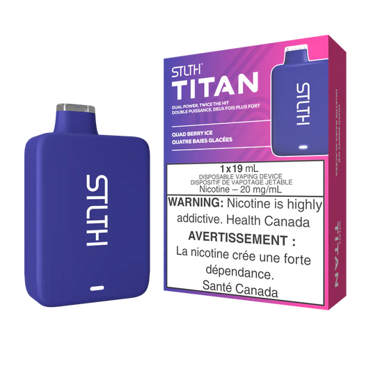 STLTH TITAN DISPOSABLE - QUAD BERRY ICE (FEDERAL)