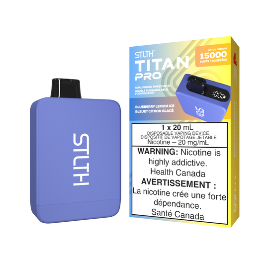 BLUEBERRY LEMON ICE - STLTH TITAN PRO (20mL) (ONTARIO)