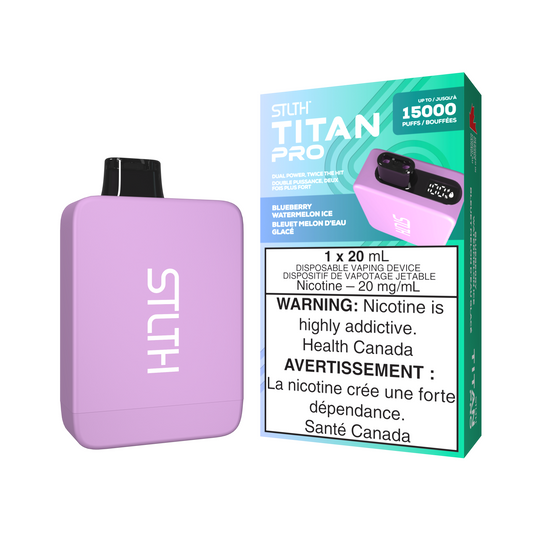 BLUEBERRY WATERMELON ICE - STLTH TITAN PRO (20mL) (ONTARIO)
