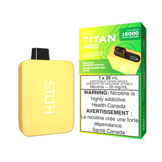 PINEAPPLE BLUEBERRY KIWI ICE - STLTH TITAN PRO (20mL) (ONTARIO)