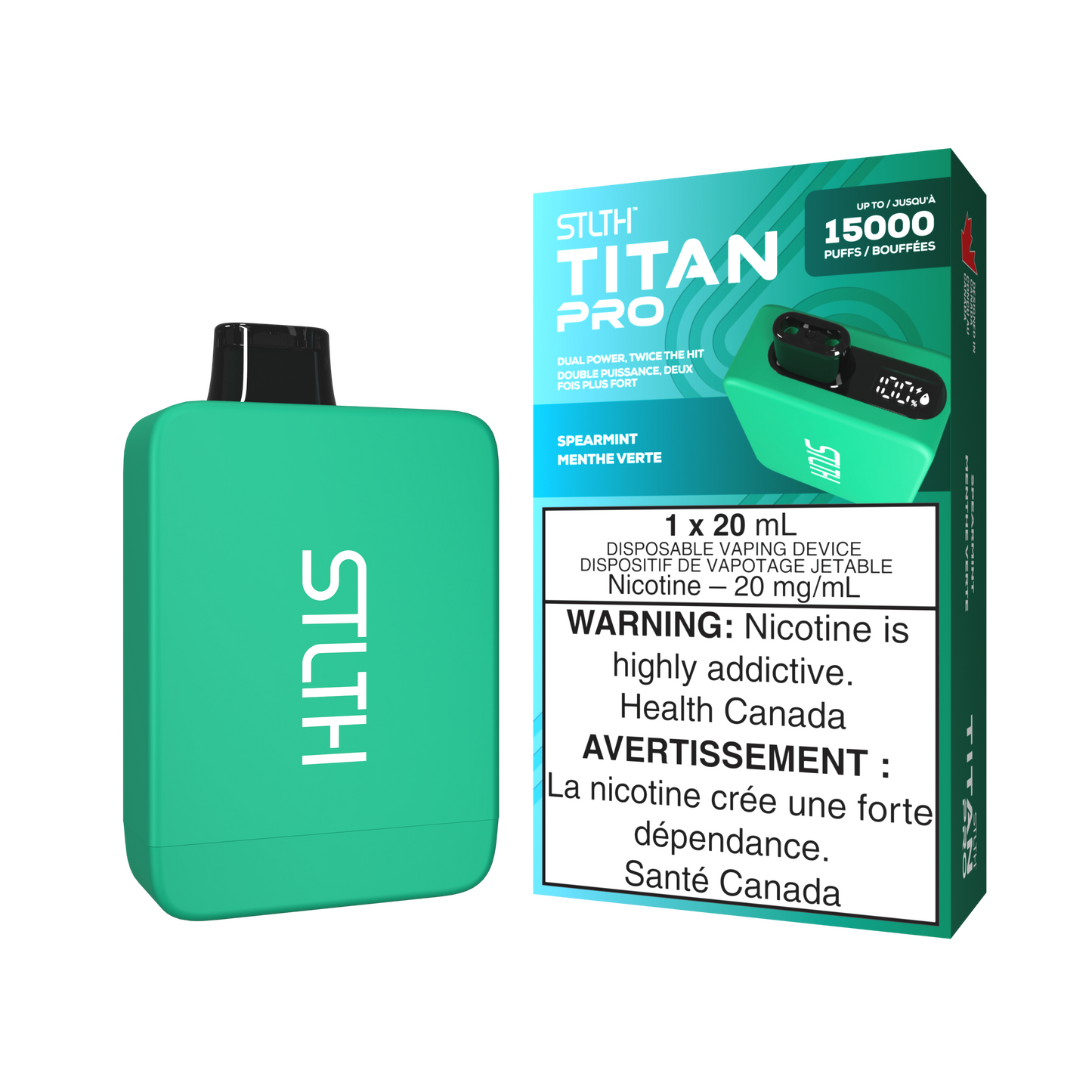 SPEARMINT - STLTH TITAN PRO (20mL) (FEDERAL)