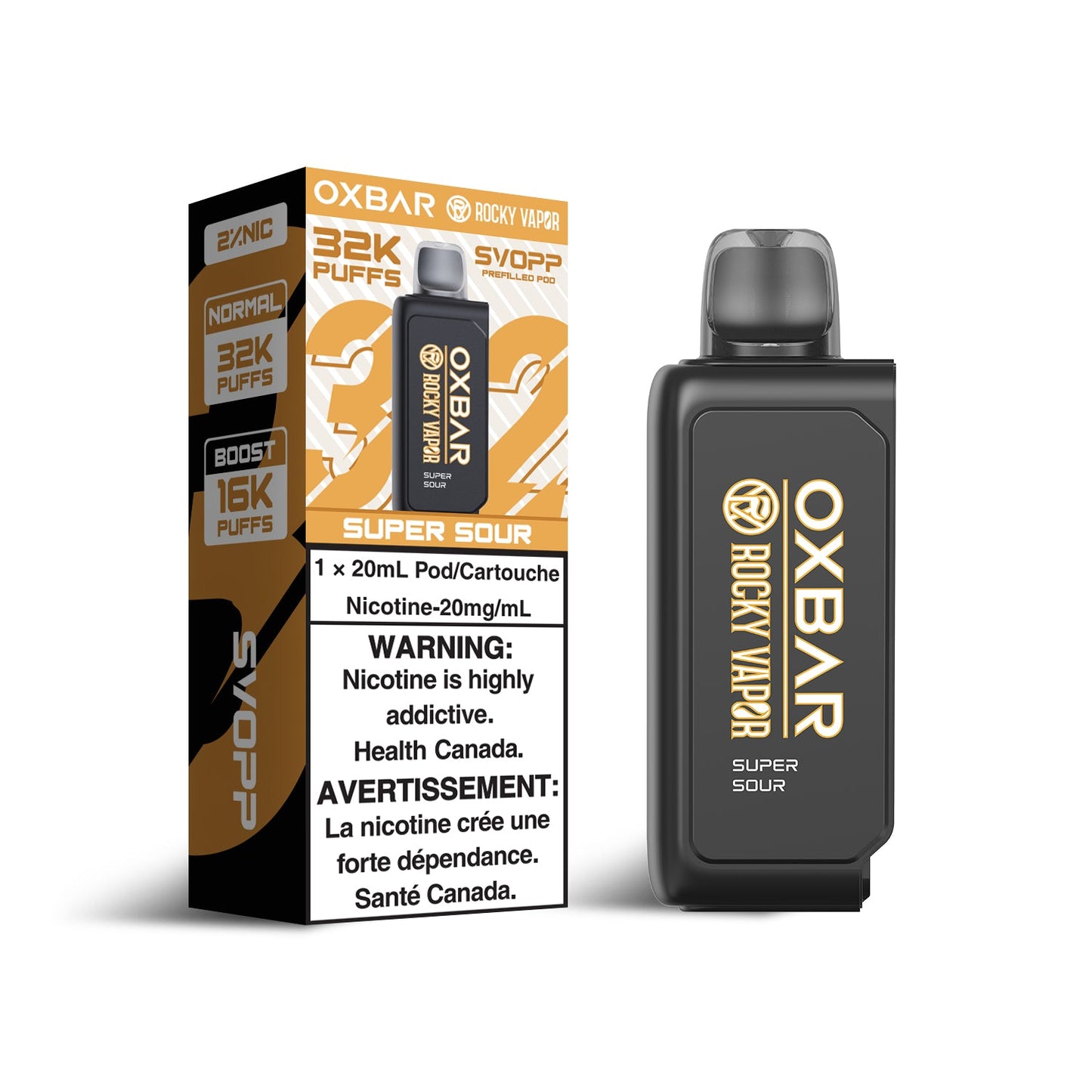SUPER SOUR - OXBAR SVOPP 32K POD SYSTEM (SVOPP DEVICE REQUIRED) (ONTARIO)