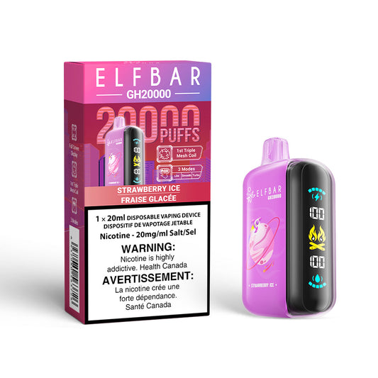 STRAWBERRY ICE - ELFBAR GH20000 (20mL) (FEDERAL)