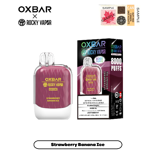 OXBAR G8000 - STRAWBERRY BANANA ICE (FEDERAL)