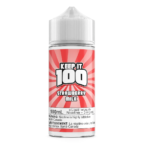 STRAWBERRY MILK - KEEP IT 100 (100mL) (ONTARIO)