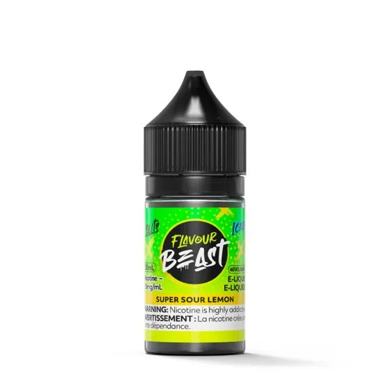 SUPER SOUR LEMON - FLAVOUR BEAST E LIQUID (30mL) (ONTARIO)
