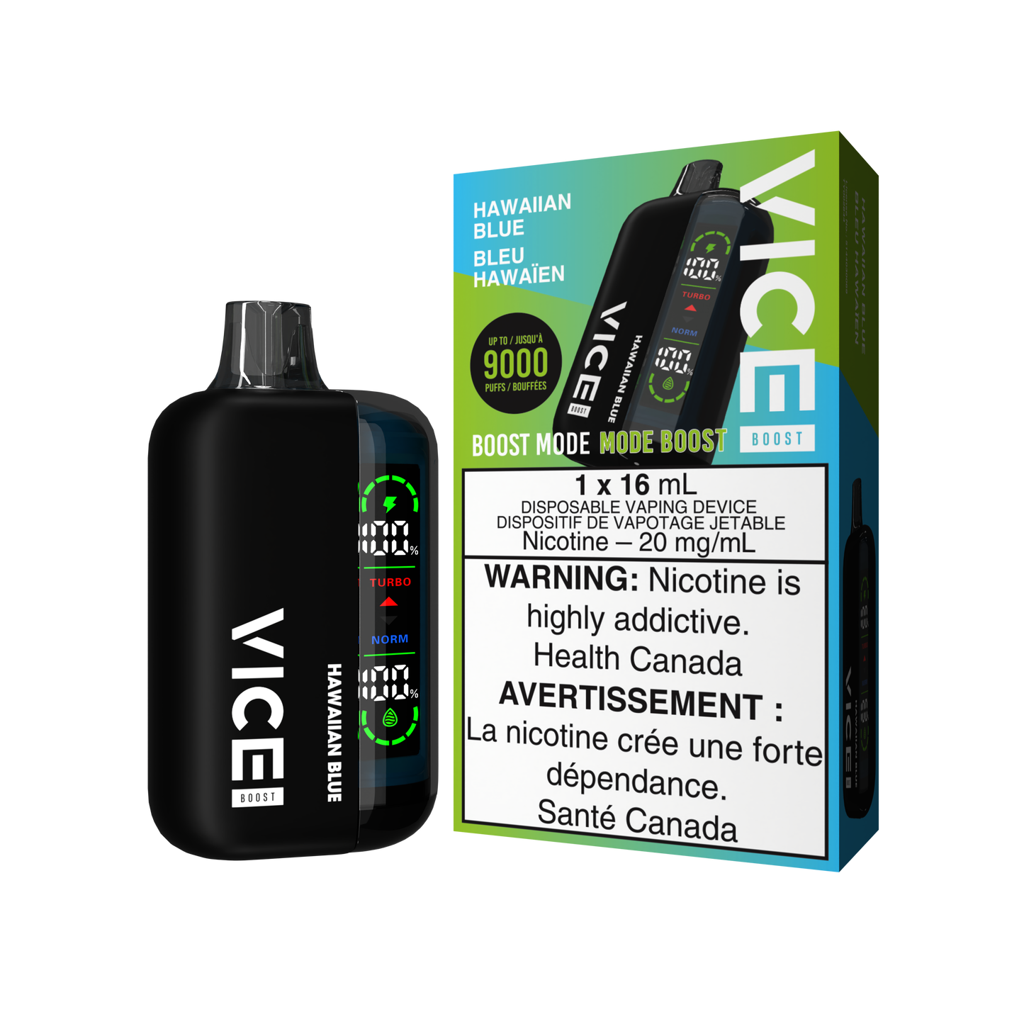VICE BOOST DISPOSABLE - HAWAIIAN BLUE (ONTARIO)