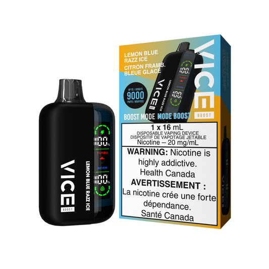VICE BOOST DISPOSABLE - LEMON BLUE RAZZ ICE (ONTARIO)