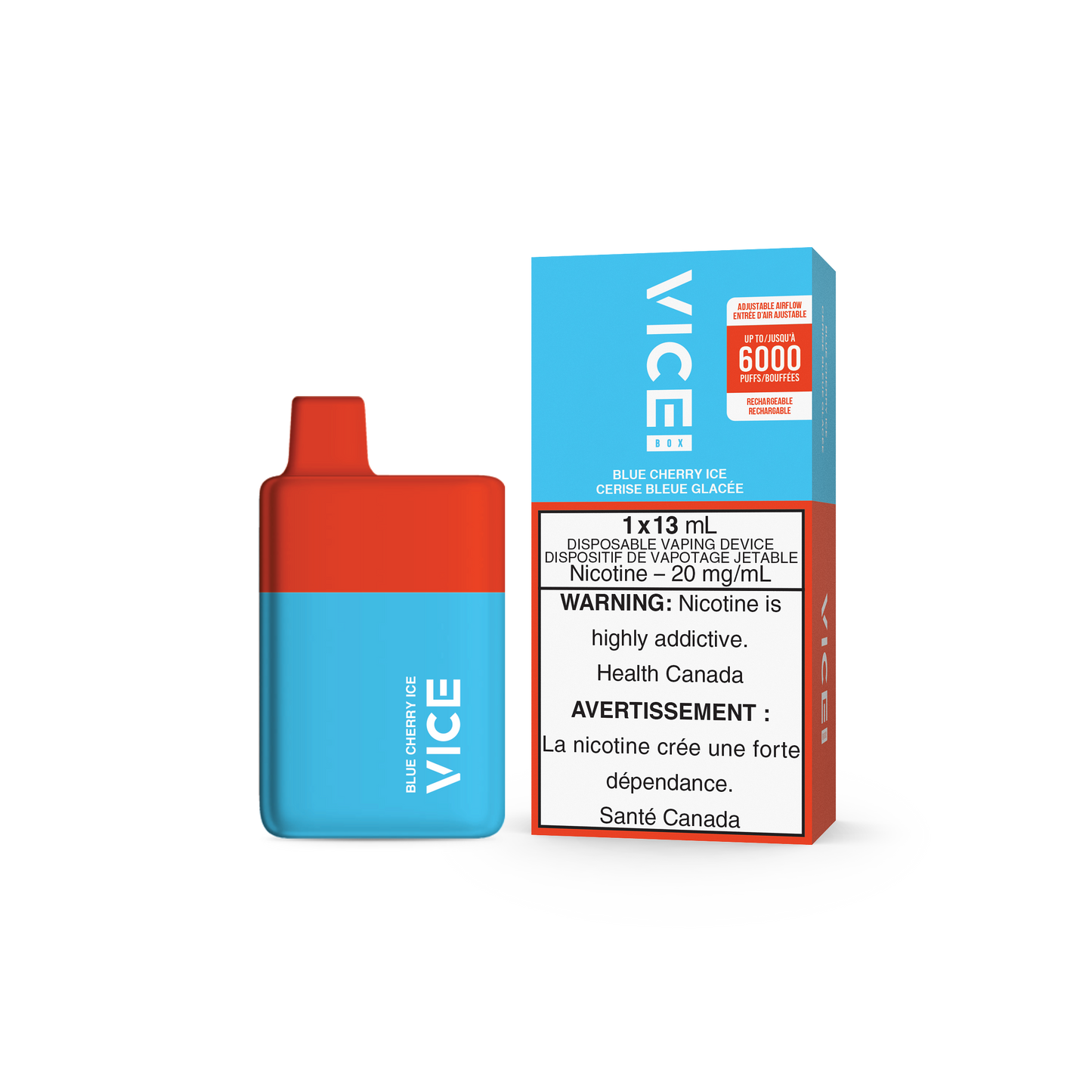 VICE BOX DISPOSABLE - BLUE CHERRY ICE (FEDERAL)