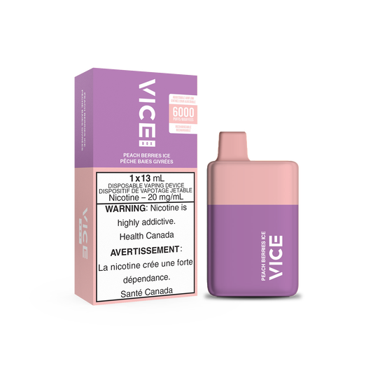 VICE BOX DISPOSABLE - PEACH BERRIES ICE (ONTARIO)