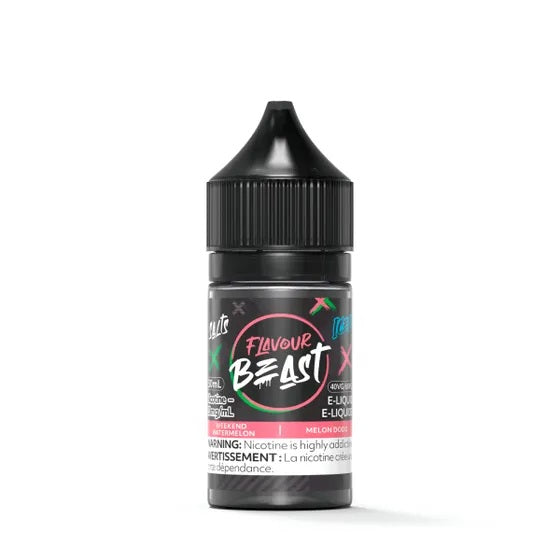 WEEKEND WATERMELON ICED - FLAVOUR BEAST E LIQUID (30mL) (FEDERAL)
