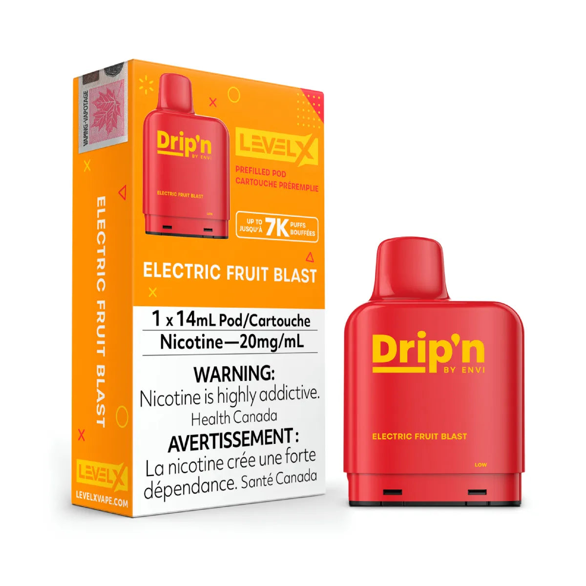 ELECTRIC FRUIT BLAST - LEVEL X DRIP'N POD (14mL) (ONTARIO)