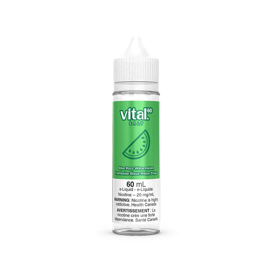 BLUE RAZZ WATERMELON BY VITAL 60 SALT (60mL) (ONTARIO)