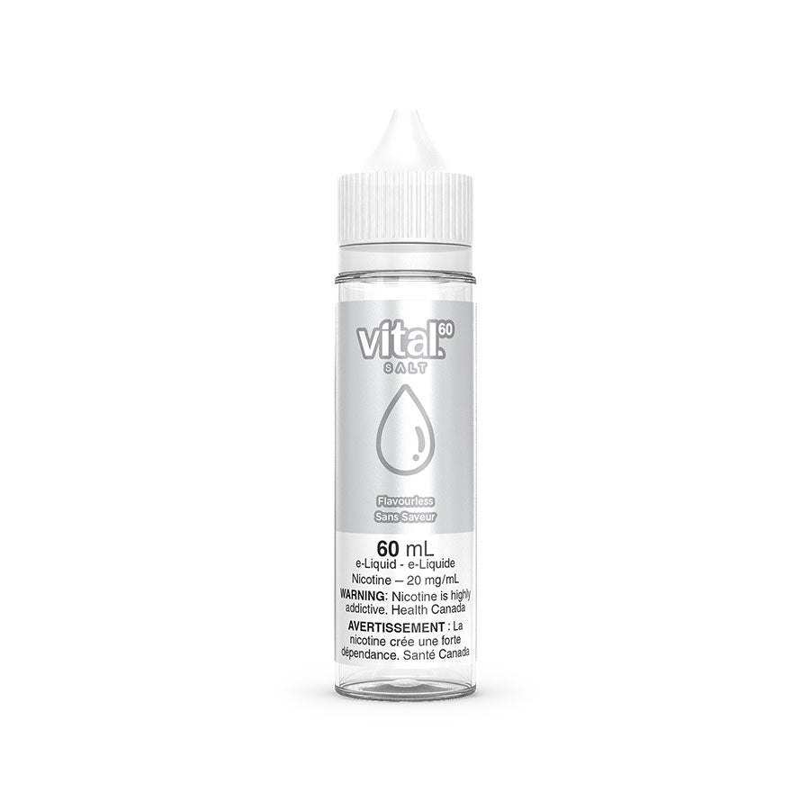 FLAVOURLESS / FLAVORLESS BY VITAL 60 SALT (60mL) (ONTARIO)