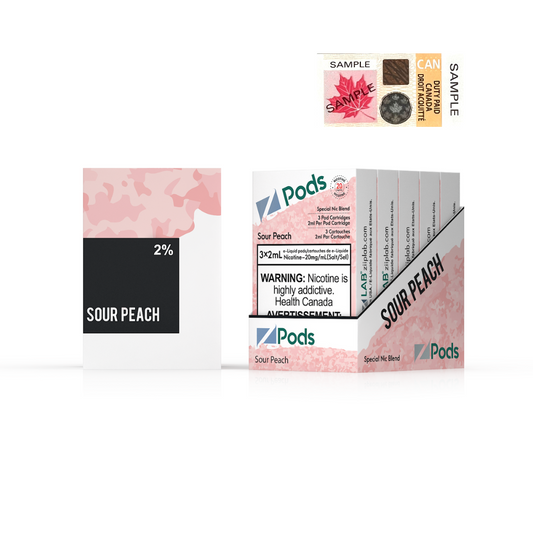 Z-PODS: SOUR PEACH (ONTARIO)