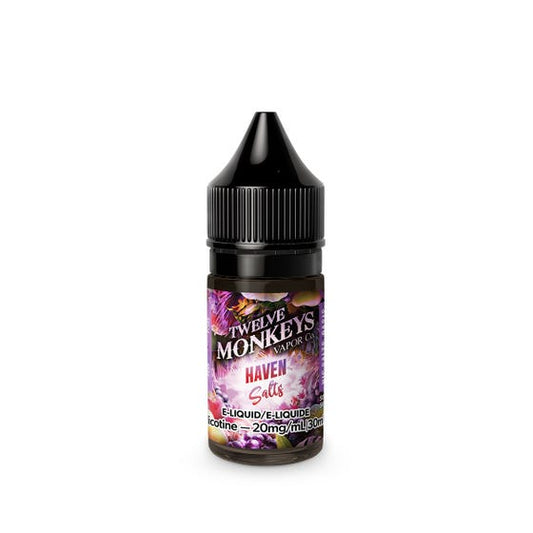 TWELVE MONKEYS SALTS - HAVEN (30mL) (FEDERAL)