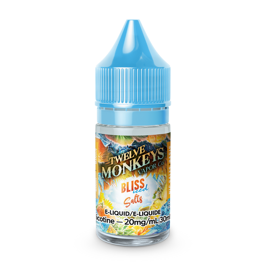 TWELVE MONKEYS ICE AGE SALTS - BLISS ICED (30mL) (FEDERAL)