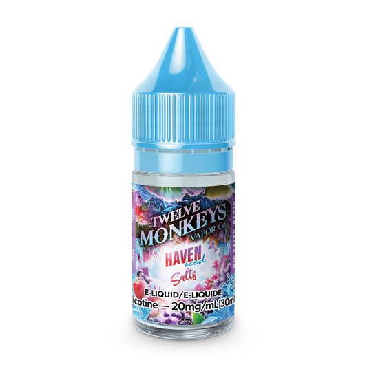 TWELVE MONKEYS ICE AGE SALTS - HAVEN ICED (30mL) (FEDERAL)