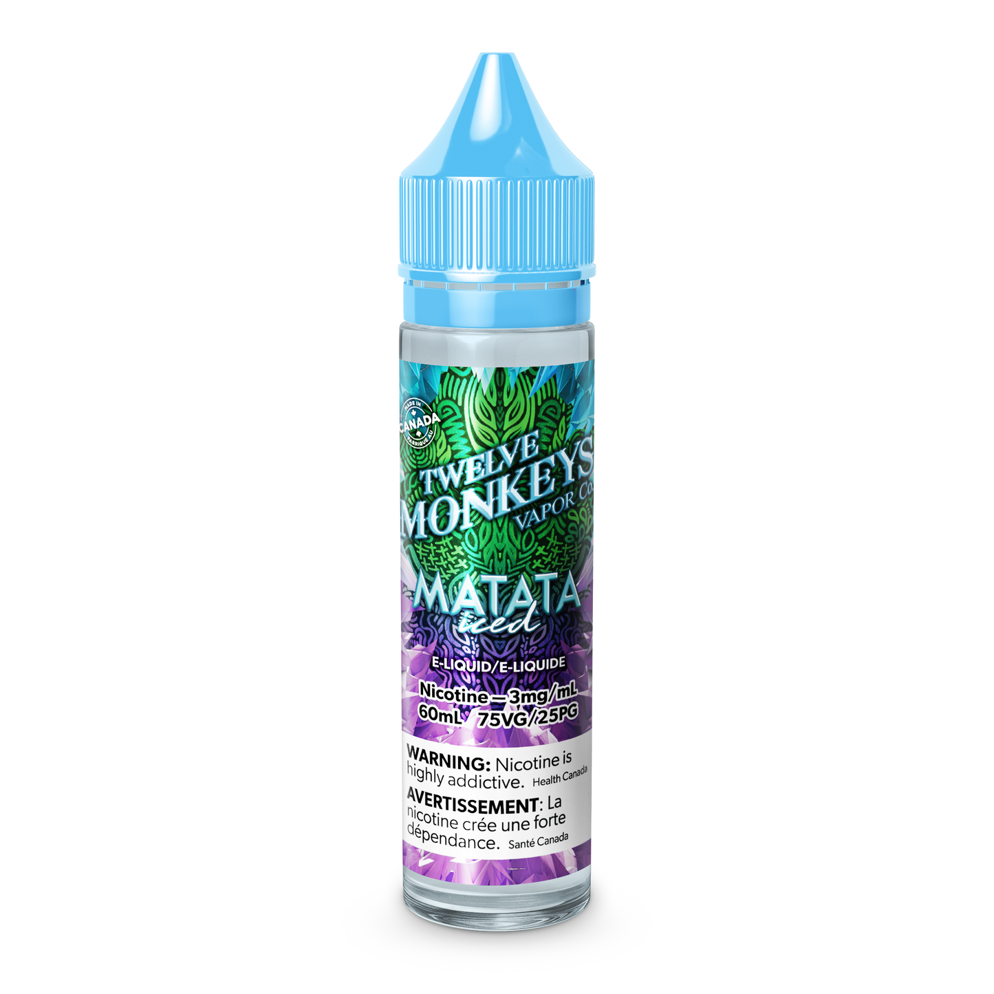 TWELVE MONKEYS - ICE AGE MATATA ICED (60mL) (ONTARIO)