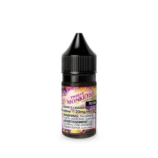 TWELVE MONKEYS SALTS - PASSION (30mL) (ONTARIO)