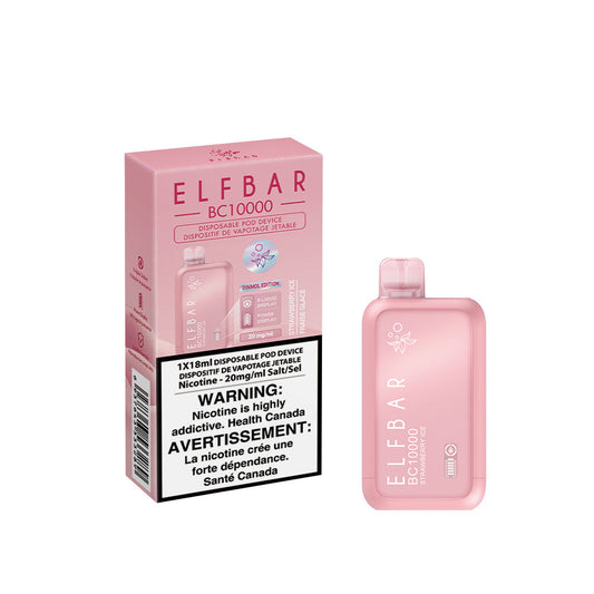 STRAWBERRY ICE BY ELFBAR BC10000 (18mL) (ONTARIO)