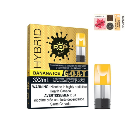 BANANA ICE - POP PODS HYBRID G.O.A.T (ONTARIO)