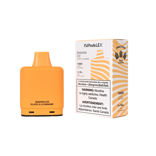 BANANA ICE - ZPOD LEX 10K *LEVEL X DEVICE COMPATIBLE* (18mL) (ONTARIO)