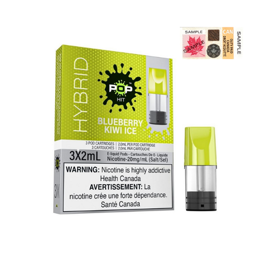BLUEBERRY KIWI ICE - POP PODS HYBRID (ONTARIO)