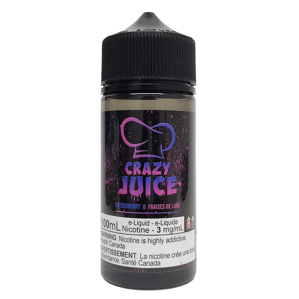 CRAZY JUICE BOYSENBERRY/STRAWBERRY (100mL) (ONTARIO)