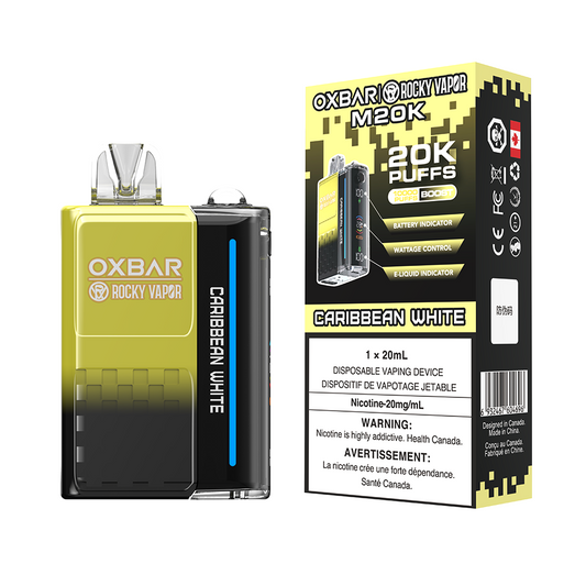 CARIBBEAN WHITE - OXBAR M20K BY ROCKY VAPOR (ONTARIO)