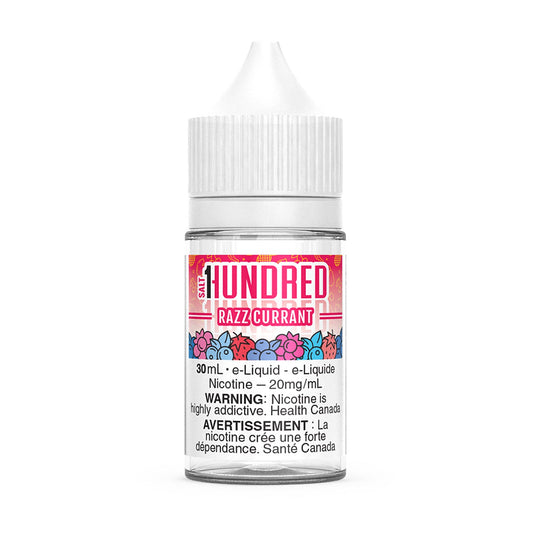 RAZZ CURRANT BY HUNDRED SALT (30mL) (ONTARIO)