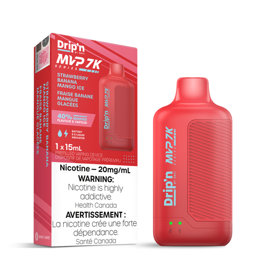 STRAWBERRY BANANA MANGO ICED - DRIP'N MVP 7K BY ENVI (FEDERAL)