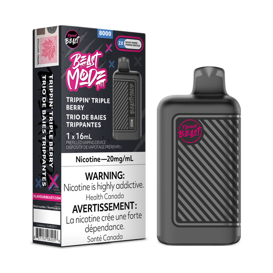 TRIPPIN' TRIPLE BERRY - FLAVOUR BEAST BEAST MODE 8K (ONTARIO)