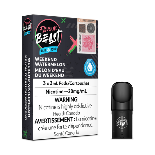 WEEKEND WATERMELON - FLAVOUR BEAST PODS (FEDERAL)