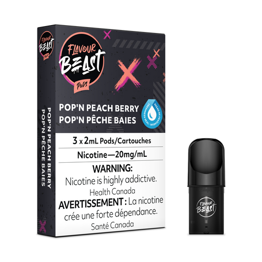 PACKIN' PEACH BERRY - FLAVOUR BEAST PODS (ONTARIO)