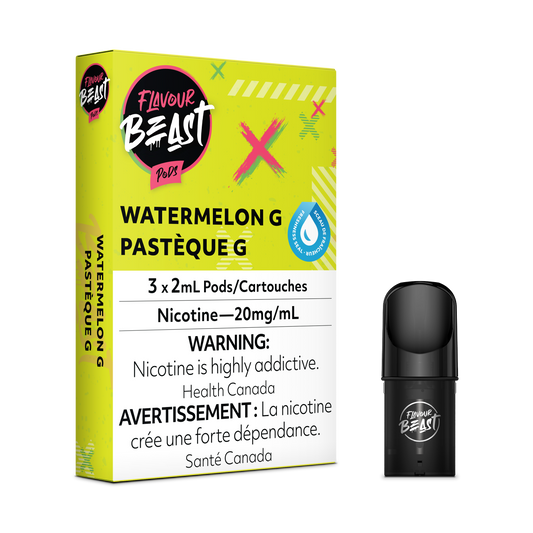 WATERMELON G - FLAVOUR BEAST PODS (ONTARIO)