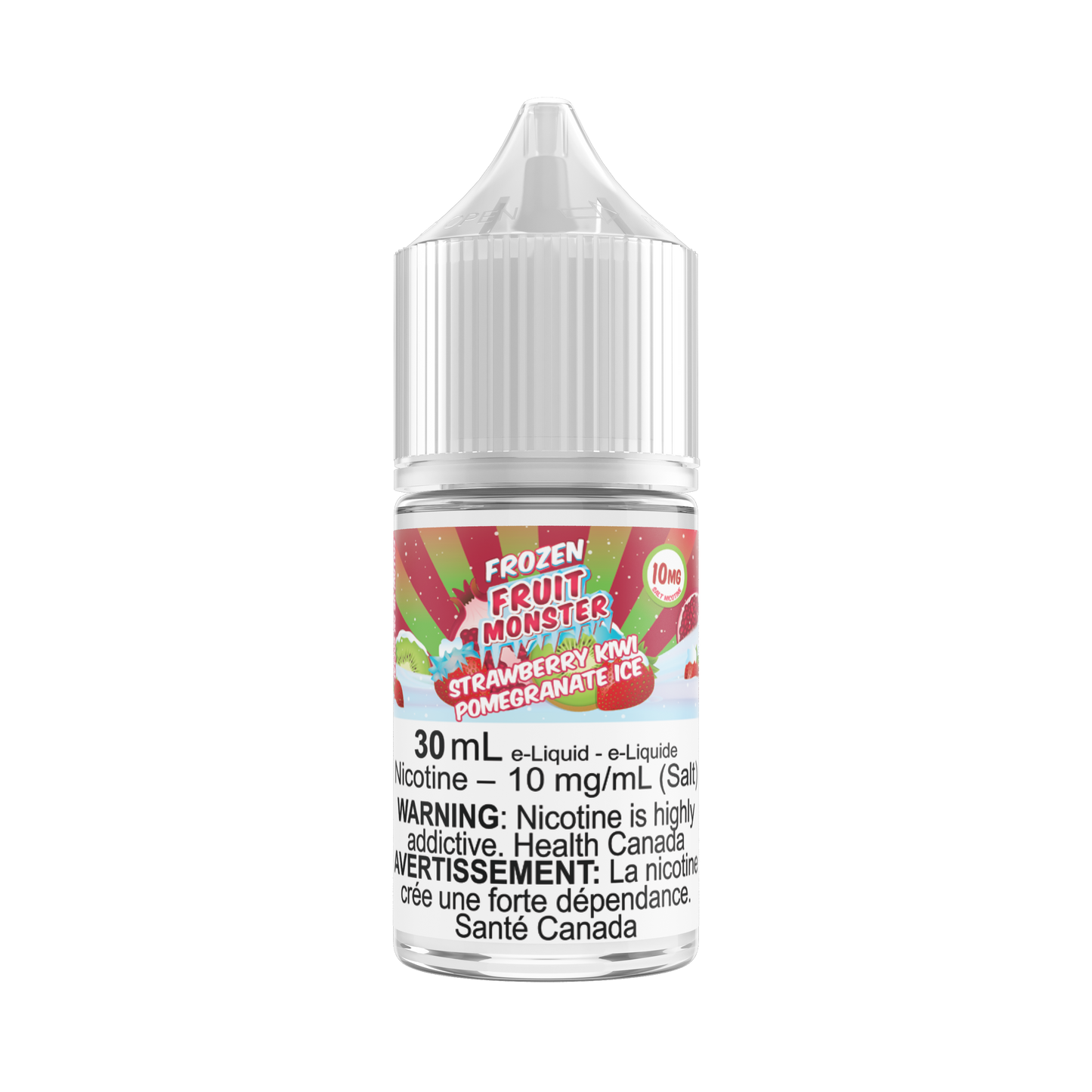 STRAWBERRY KIWI POMEGRANATE ICE - FROZEN FRUIT MONSTER SALT (30mL) (ONTARIO)