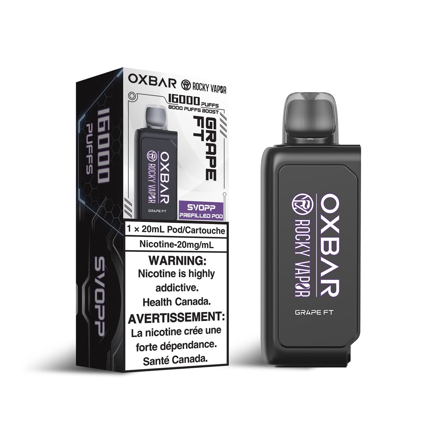GRAPE FT - OXBAR SVOPP POD SYSTEM (SVOPP DEVICE REQUIRED) (ONTARIO)