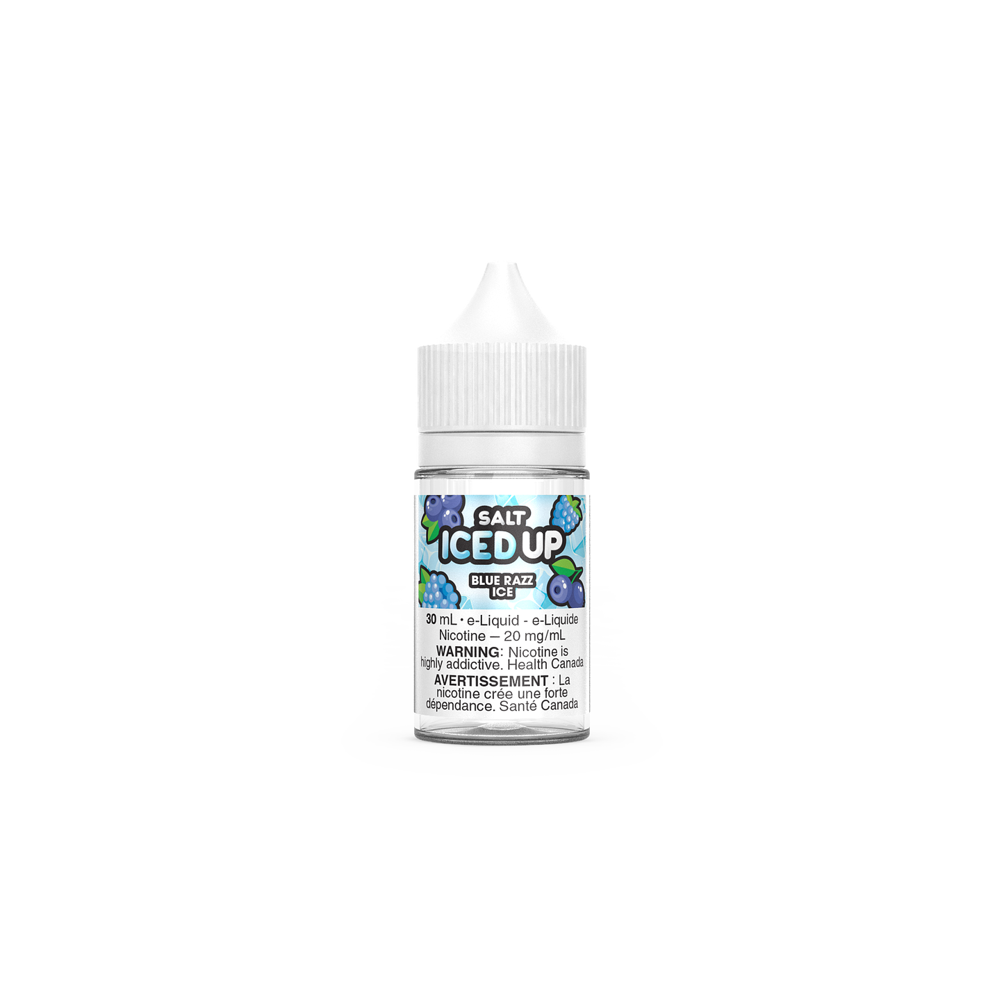 BLUE RAZZ ICE BY ICED UP SALT (30mL) (ONTARIO)
