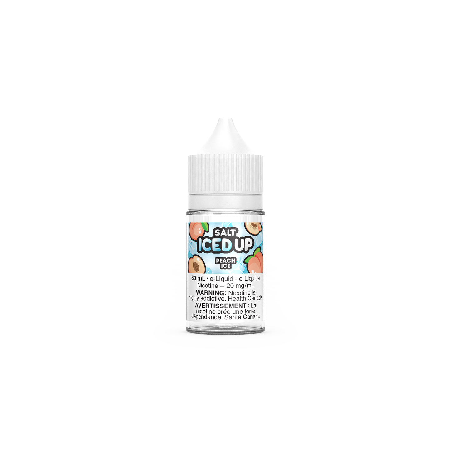 PEACH ICE BY ICED UP SALT (30mL) (ONTARIO)