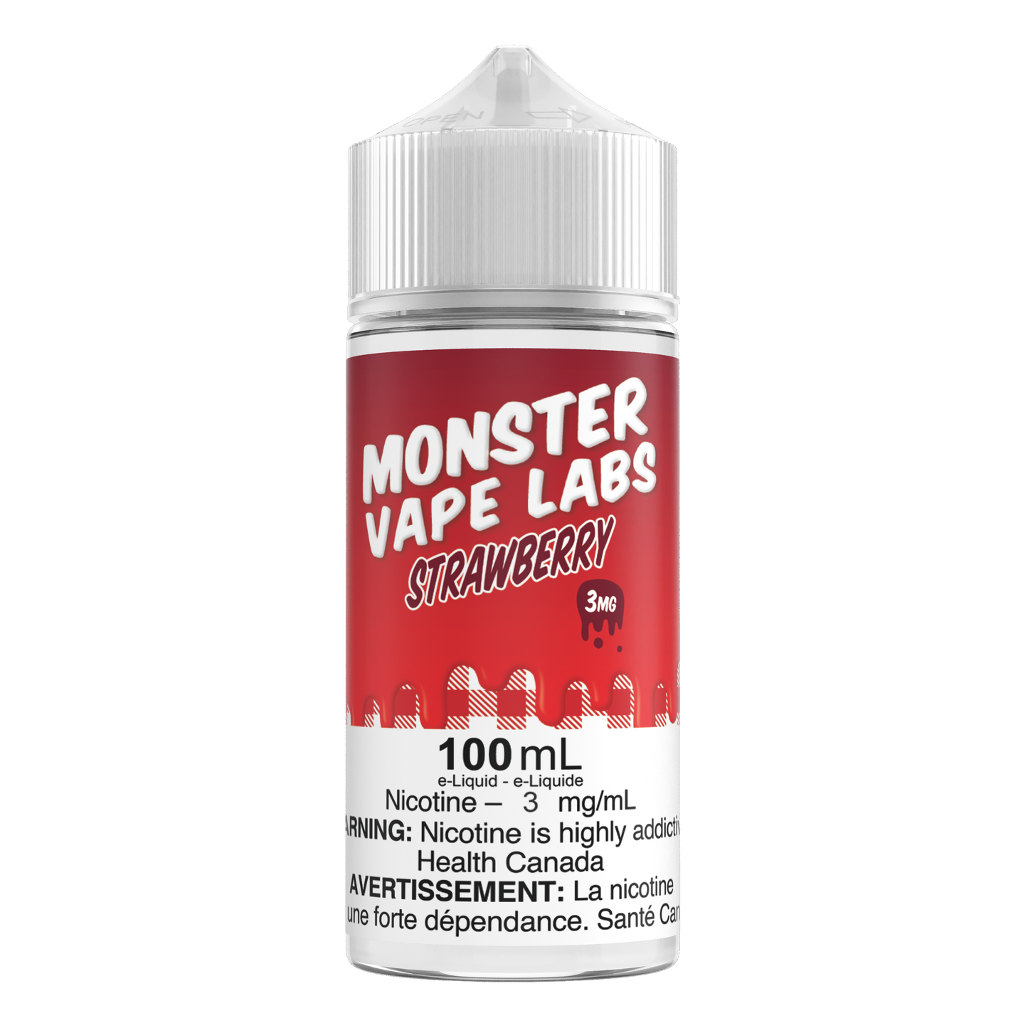 STRAWBERRY - MONSTER VAPE LABS (100mL) (ONTARIO)