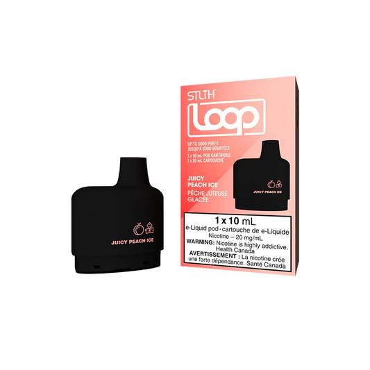 STLTH LOOP POD - JUICY PEACH ICE (STLH LOOP DEVICE REQUIRED) (FEDERAL)