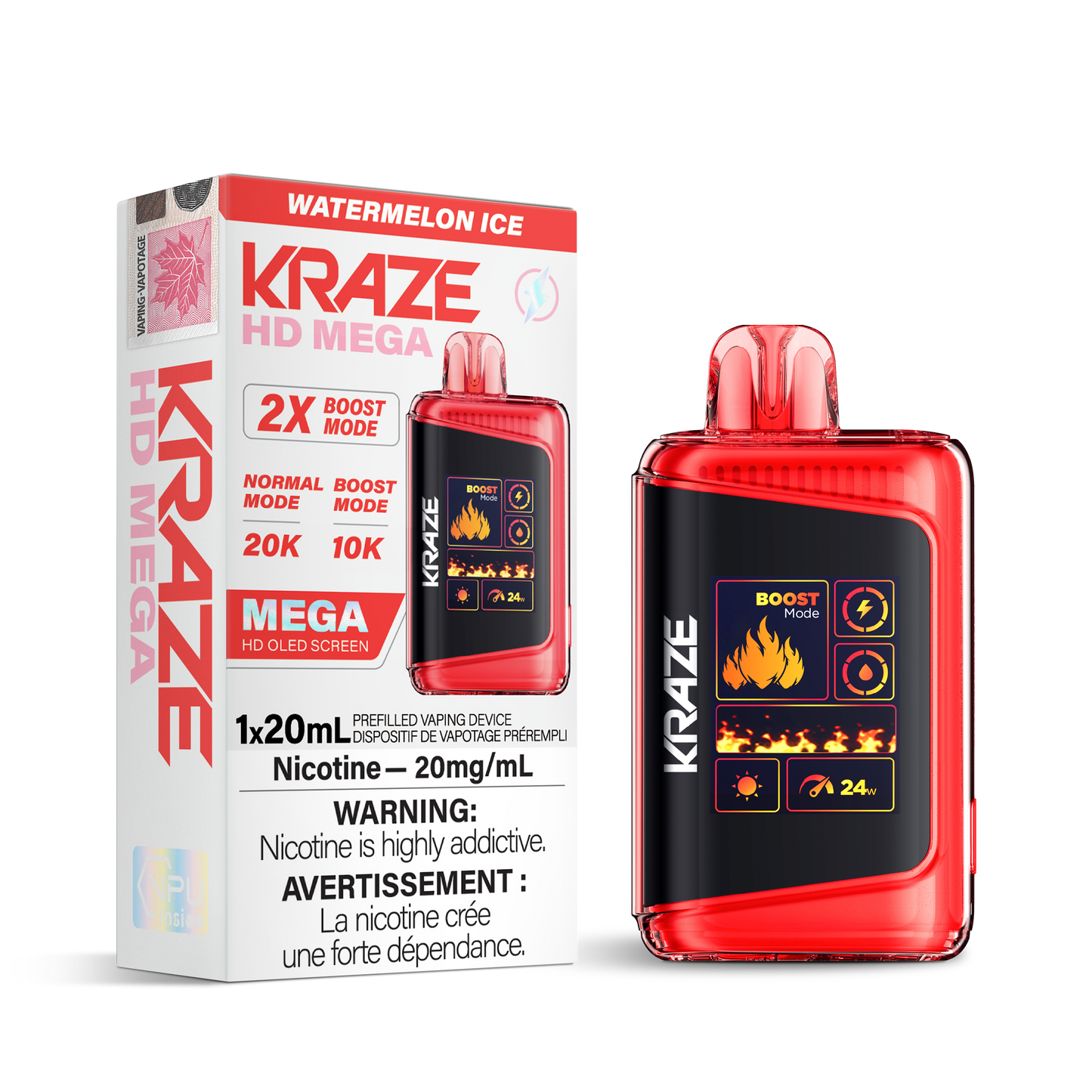 WATERMELON ICE - KRAZE HD MEGA (ONTARIO)